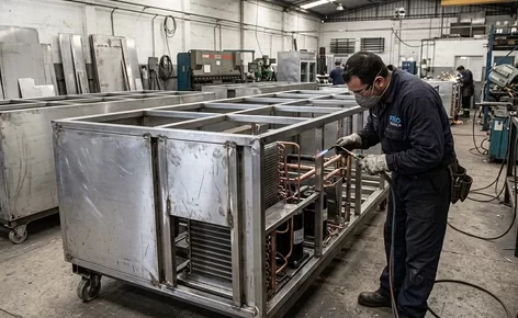 Fabricación de equipos de refrigeración comercial e industrial