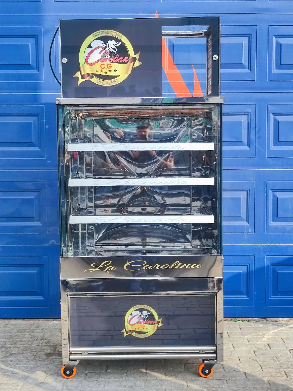 Vertical de congelación para carnicería