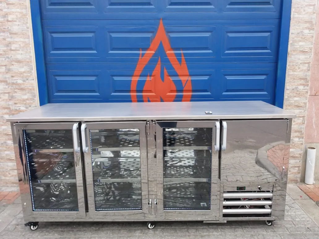Barra refrigerada de exhibición